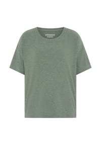 s.Oliver - T-Shirt Modal Rip, Rundhals, für Damen - 681 GREEN
