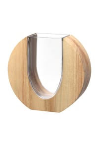 LEONARDO Tischvase - LEGNO - TRANSPARENT