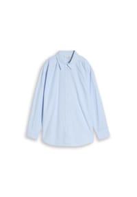 TOM TAILOR plus - Hemdbluse, Blusenkragen, für Damen - 40842 MID BLUE WH
