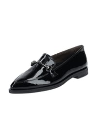 paul green - Lederimitat Slipper - Schwarz Lack