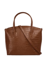 Cluty - Handtasche Echt Leder, Made In Italy - alt-rosa