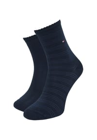 TOMMY HILFIGER - Socken, 2er-Pack, für Damen - 001 BLACK
