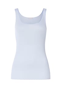 HANRO - Unterhemd / Top Cotton Seamless - Blue dove