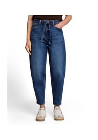 DENIM TOM TAILOR - Jeanshose Adea, Bindegürtel, Baumwolle, für Damen - 32191 STON BLUE DE