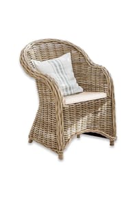 LOBERON - Sessel Margate braun/creme - braun/creme