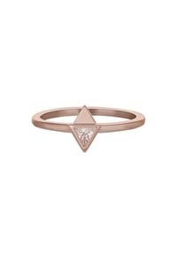 caї - Ring 925/- Sterling Silber 1 Zirkonia - rot