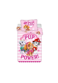 SPIN MASTER™ - Paw Patrol Bettwäsche-Set für Kinderbett 100x135 cm + 40x60 cm aus - Pink 100x135 cm