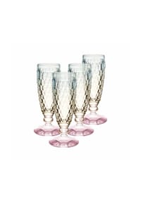 Villeroy & Boch Sektgläser Boston Pearl 120 ml 4er Set bunt - BOSTON - bunt