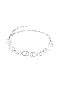 collezione alessandro® - Kettengürtel Kini Made in Italy - silber