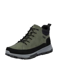 rieker - Lederimitat Stiefelette - Schwarz/Braun