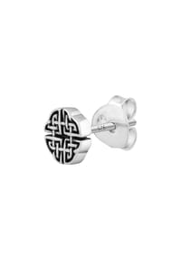 caї - Single Ohrstecker 925/- Sterling Silber ohne Stein - grau