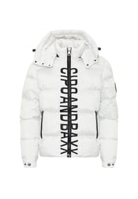 CIPO & BAXX® - Winterjacke mit modischen Schriftzug - BLACK