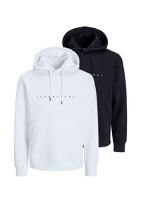 JACK & JONES - Sweatshirt / Hoodie 2er Pack Star - Dunkelblau