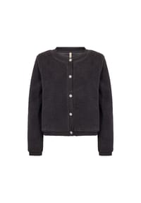 SOYACONCEPT - Fleecejacke Onyx 10, Knopfleiste, für Damen - 9870 DARK EARTH