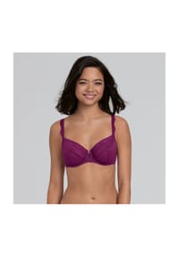 ROSA FAIA - Selma Bügel-BH, Spitzen-Details, stützend, für Damen - 001 SCHWARZ