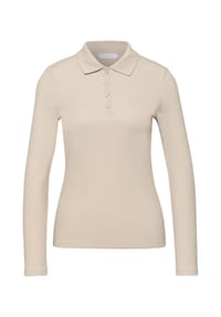 STREET ONE STUDIO - Poloshirt, Langarm, für Damen - 16272 GLOWY PINK