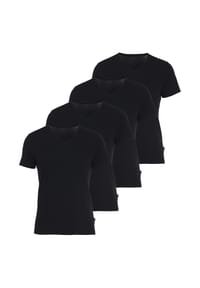 JOOP! - Unterhemd / Shirt Kurzarm 4er Pack Everyday - Schwarz