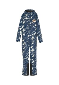 CHIEMSEE - Skioverall mit verpixeltem Berglandschaft-Print - 19-4031 Sargasso Sea