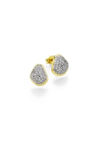 fascination by Ellen K. - Ohrringe 333/- Gold 94 Zirkonia - gelb