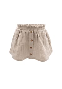 maximo® - GOTS MINI GIRL-Rock,  Musselinstoff - beigemeliert