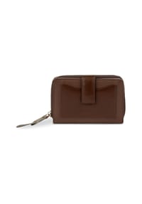 bugatti Viola - Viola Geldbörse RFID Schutz Leder 14 cm - cognac-grau
