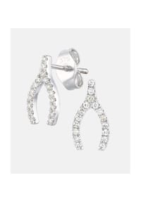 Diamant L'eternel - Ohrringe, mit 0.1 ct Diamant, 375 Weißgold - white gold