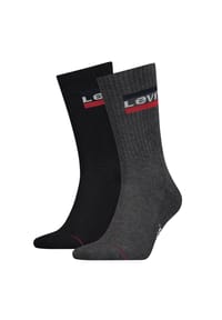 Levi's® - Socken, 2er-Pack, Logo-Design, für Herren - *208  MID GREY / B