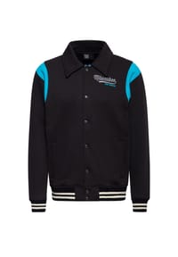 KING KEROSIN - Collegejacke mit Kragen Milwaukee - schwarz