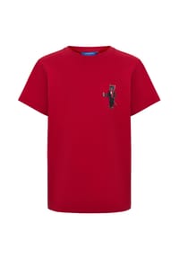cat e lolette - Rotes T-Shirt Neujahrskatze - rot