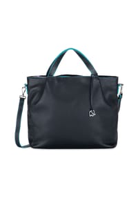 Mywalit - Shopper Tasche Leder 32 cm - black-pace