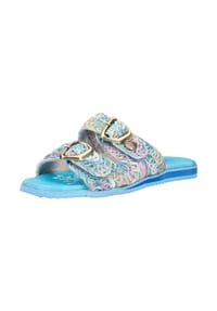 LAURA VITA® - Textil Pantoletten - Blau