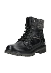MUSTANG® - Lederimitat/Textil Stiefelette - Braun