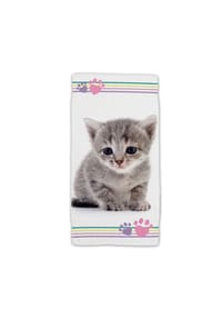 COFI - Kitten Baumwolle Strandtuch Frottee Badetuch  Premium Druck, 70x140 cm - Mehrfarbig 70x140 cm