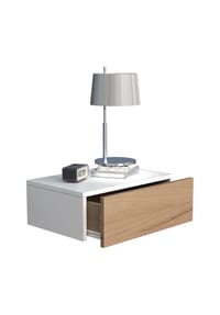 VCM. - Nachtschrank | Wandschublade | Wandboard | Nachttisch | Maße ca. H. 15 x B. 45 x T. 30 cm - Usal M 45 cm - Anthrazit