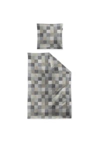 irisette® - Edel-Feinbiber Bettwäsche Set Meran 8714 - 11 grau
