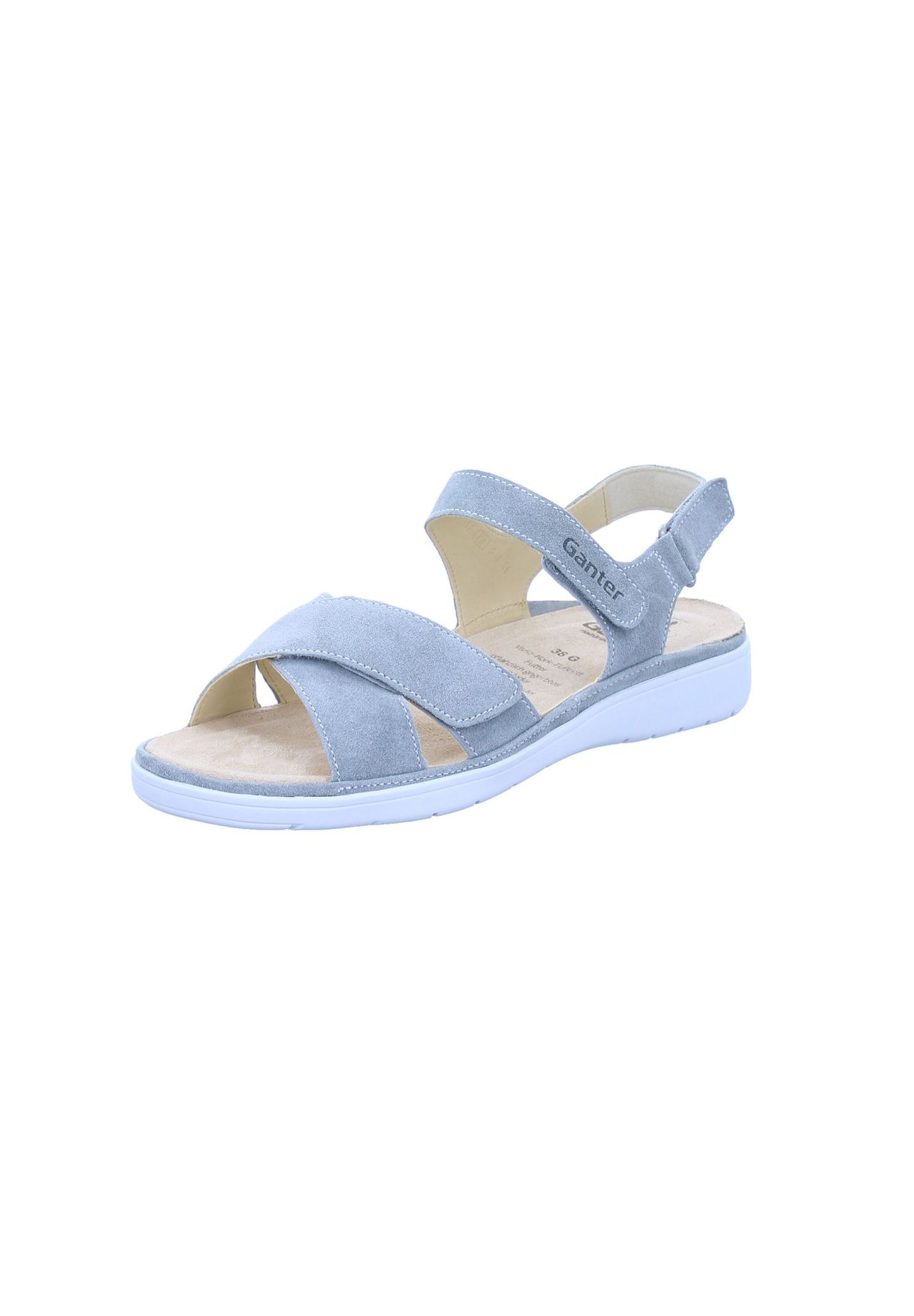 Ganter Sandales Gina Pour Femme, Noir, 37 EU