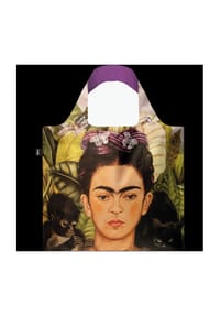 Loqi - Einkaufstasche "Frida Kahlo Self Portrait" - GRÜN