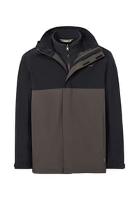 VAUDE - Doppeljacke Rosemoor 3in1, wasserdicht, winddicht, für Herren - 895 DEER BROWN