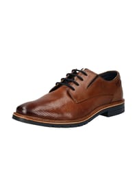 bugatti - Leder Businessschuhe - Cognac