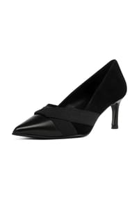 PETER KAISER - Veloursleder Pumps - Schwarz/Rosa