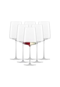 ZWIESEL GLAS Weingläser leicht & frisch Simplify 382 ml 6er Set transparent - SIMPLIFY - transparent