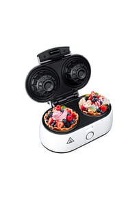 COFI - Adler AD 3062 Waffelschalen-Maker - 1000 W, Antihaft & Rutschfest - 