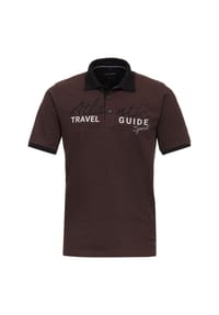 CASAMODA - Herren Polo-Shirt uni - Braun