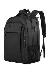 MANIKE - Rucksack Herren, Groß Laptop Rucksack 17,3 - Schwarz