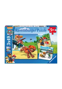 Ravensburger - Puzzle-Set "Paw Patrol: Team auf 4 Pfoten", 3 x 49 Teile - 