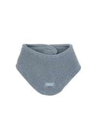 maximo® - BABY-Dreiecktuch, Strick Klettverschluß, Rückseite Strick, Futter - beigemeliert