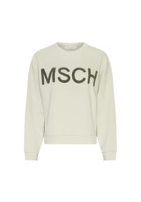 MSCH COPENHAGEN - Sweatshirt Mela Briena, Rundhals, für Damen - 0  OATMEAL/L WREAT
