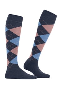 Burlington - Marylebone Kniestrümpfe, Sohlenstempel, Rippbündchen, für Damen - 3000 BLACK