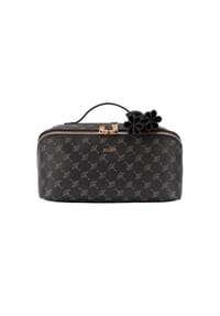JOOP! - Damen Kosmetiktasche - Cortina 1.0 Zea Washbag shz, 12,5x27x12,5cm (HxBxT) - Dunkelbraun (Seal Brown)