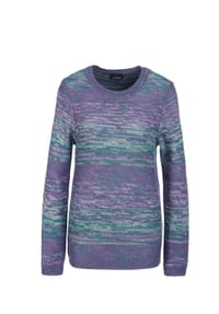 GOLDNER - Kurzgröße:  Multicolor-Pullover mit Farbverlauf - cyclam / gemustert